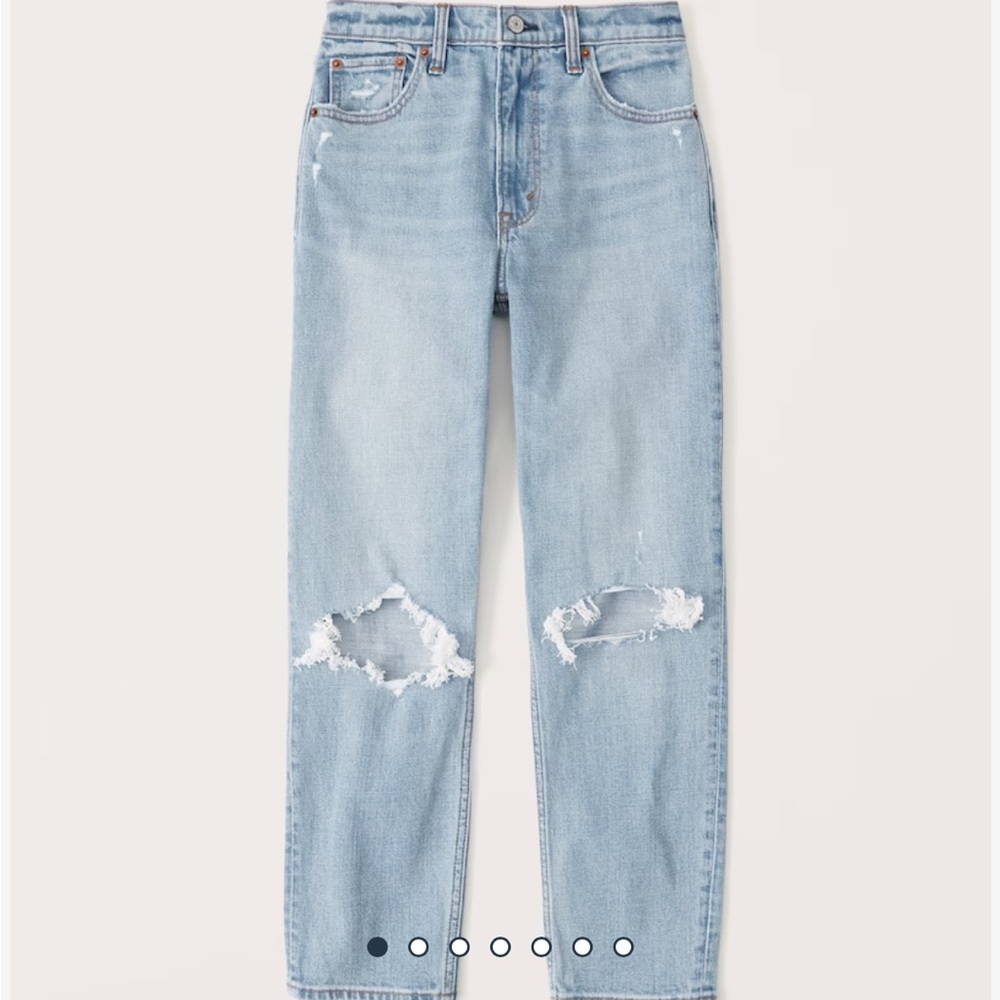 Abercrombie High Rise Mom Jean